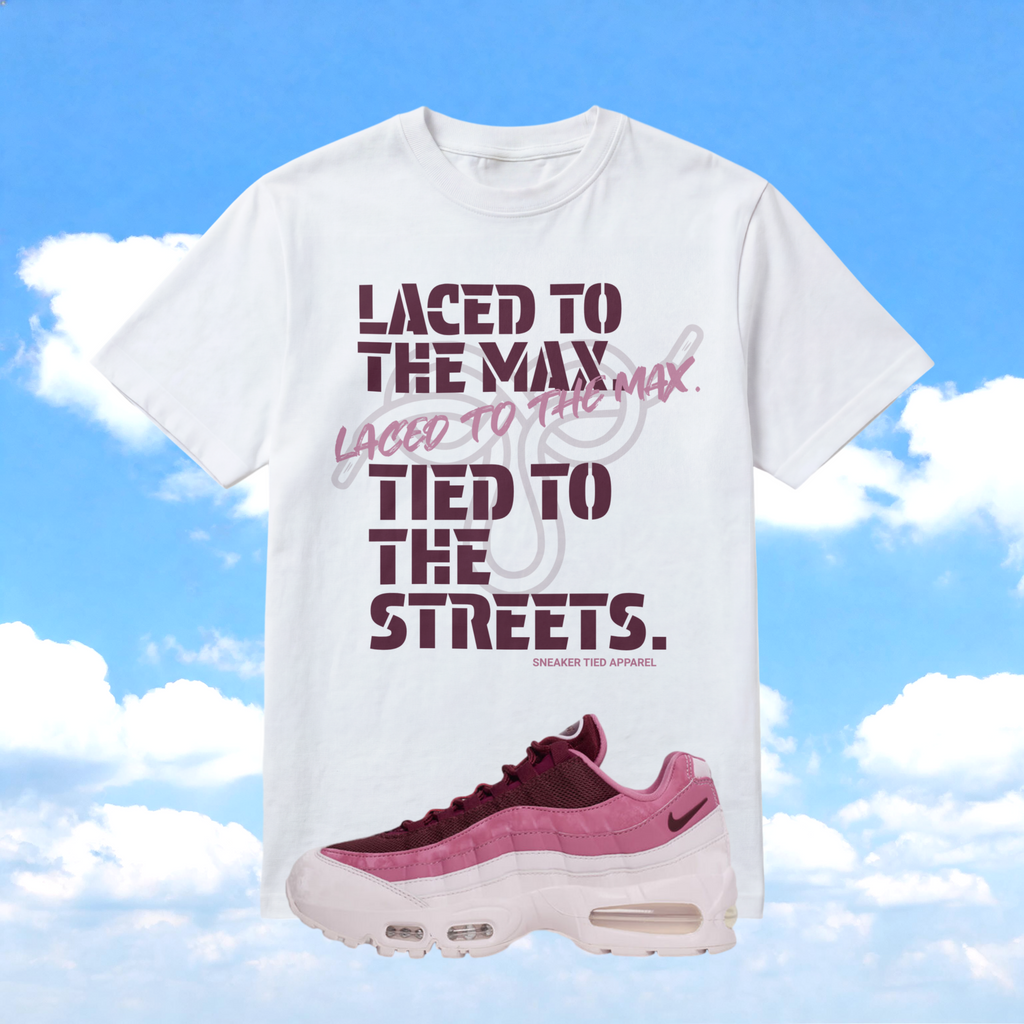 Air Max 95 Pink Peony Sneaker Match T-Shirt | Streetwear Graphic Tee