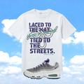 Air Max 95 Court Purple Grape Sneaker Match T-Shirt | Streetwear Graphic Tee