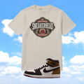 Shirt to Match Love Letter 1s | Sneakerhead World Champion Natural Match Tee | Retro 1 High Streetwear Graphic | Sneaker Gift