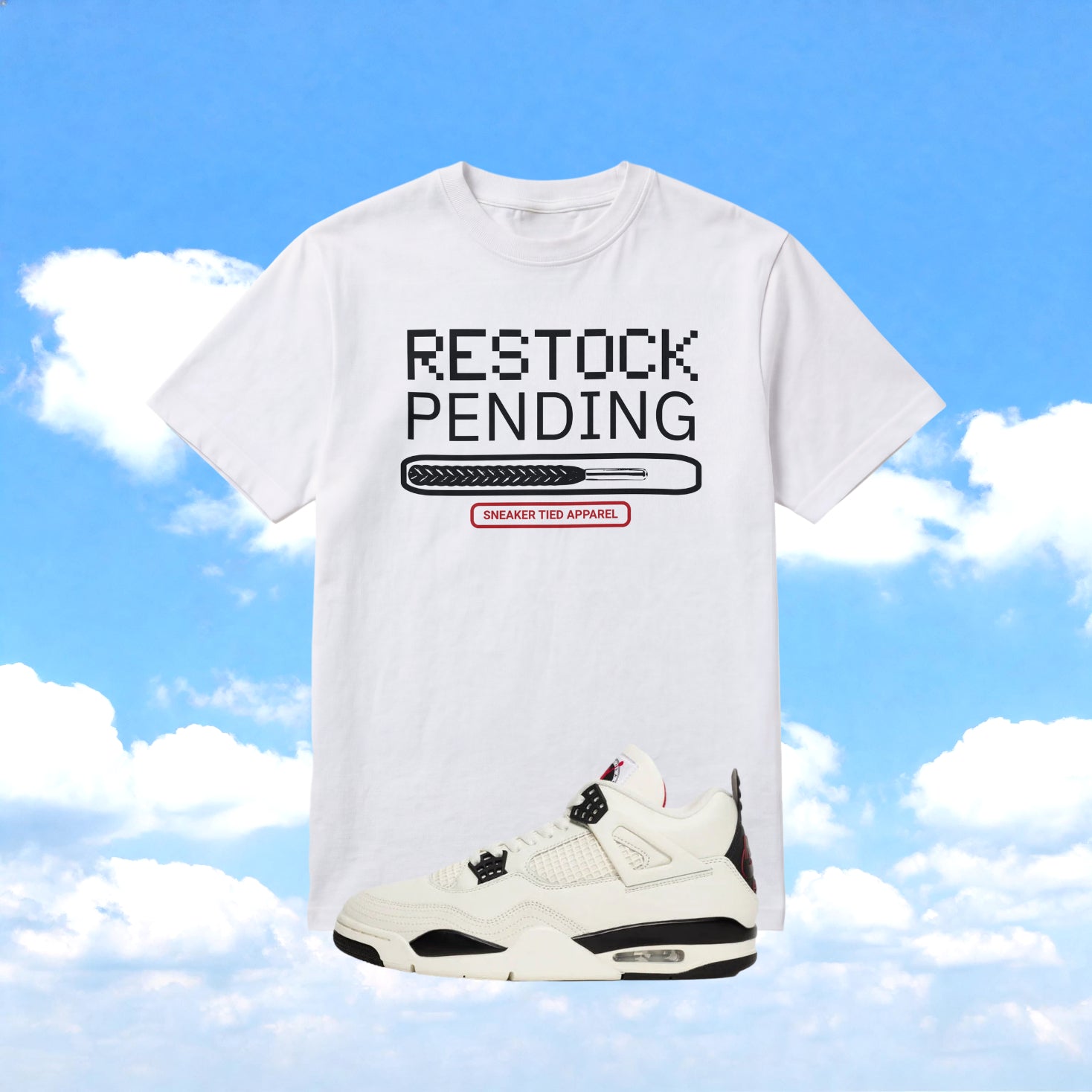 Jordan 4 Military Black Sneaker Match T-Shirt | Restock Pending Graphic Tee